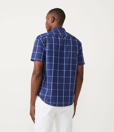 Camisa Comfort en Algodón con Estampado de Cuadros 3