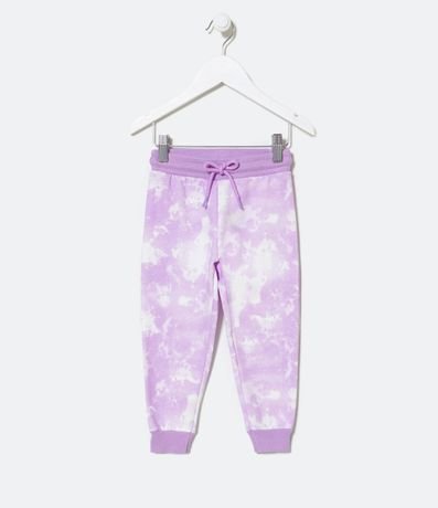 Pantalón Jogger Infantil en Algodón con Estampado Tie Dye - Talle 1 a 5 años 1