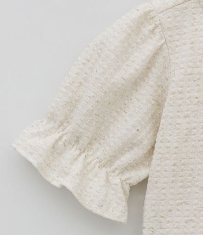 Blusa Infantil Texturizada con Corazón de Organza - Talle 1 a 5 años 4