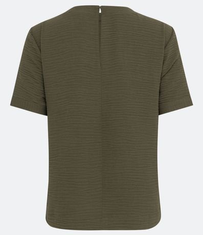 Blusa con Aberturas y Detalles de Pespuntes 8