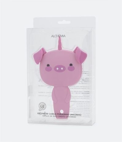 Cepillo para el Pelo Infantil Cerdito Unicórnio Alchemia
