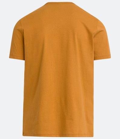 Remera Slim en Algodón con Estampado en Lettering 6