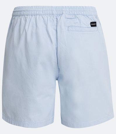 Bermuda en Sarga con Cintura Elástica y Cordón 7