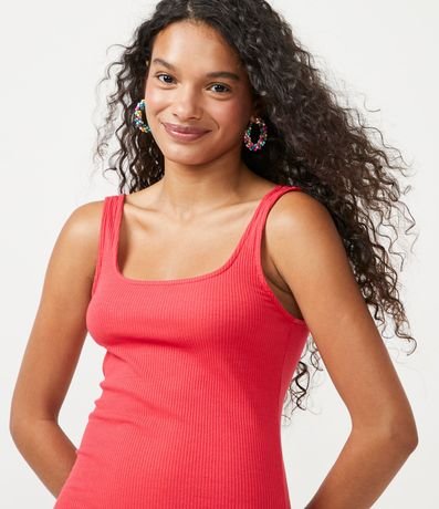 Vestido Midi en Algodón con Escote Cuadrado 4