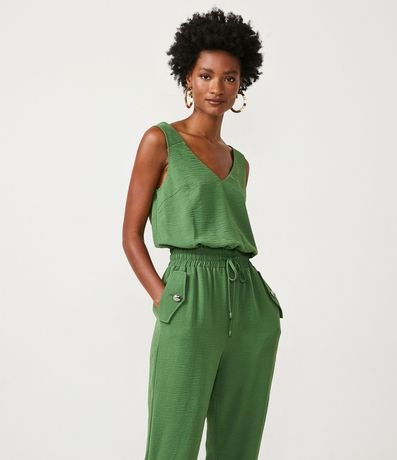 Mono New Midi con Escote V y Elástico en la Cintura 2