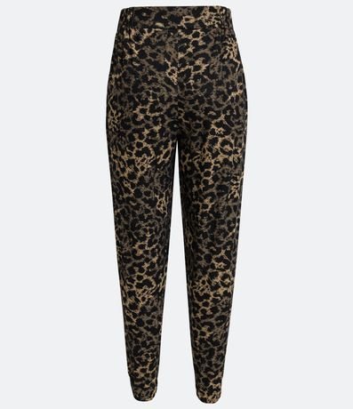 Pantalón Fluido con Estampado Animal Print Jaguar 6