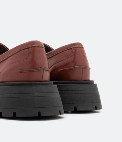 Zapato Loafer en Cuero y Suela Track 3