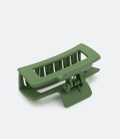 Pinza para el Pelo Ahuecada en Material de Goma Rectangular 2