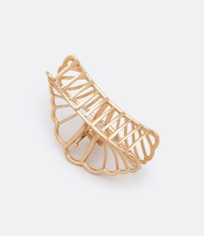 Pinza de Pelo en Metal con Formato de Concha 3