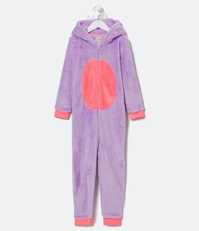 Pijama Jumper Infantil en Fleece con Bordado de Dinosaurio - Talle 2 a 14 años 1