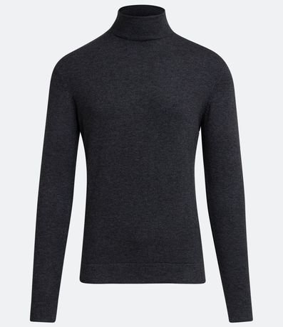 Buzo Slim Liso con Cuello Alto 5