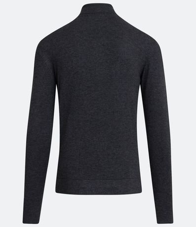 Buzo Slim Liso con Cuello Alto 6