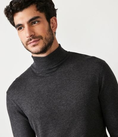 Buzo Slim Liso con Cuello Alto 4