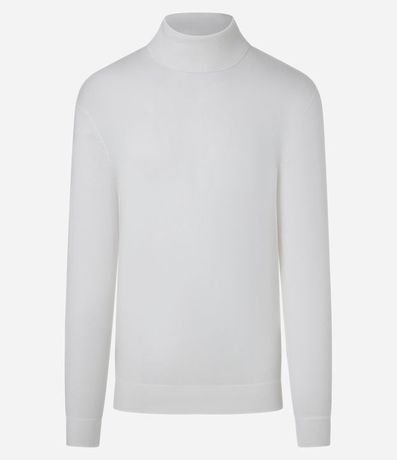 Buzo Slim Liso con Cuello Alto 5