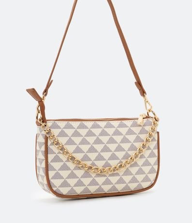 Cartera Transversal Baguette con Correa de Cadena 2