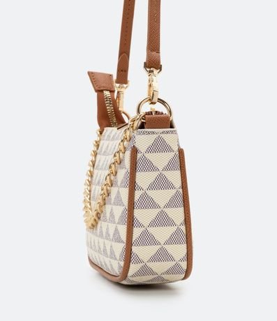 Cartera Transversal Baguette con Correa de Cadena 3