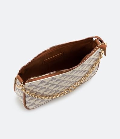 Cartera Transversal Baguette con Correa de Cadena 4