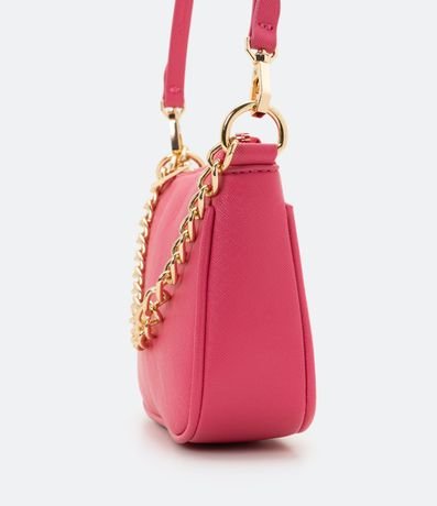 Cartera Transversal Baguette con Correa de Cadena 2