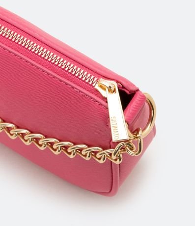 Cartera Transversal Baguette con Correa de Cadena 5