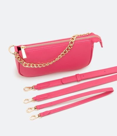 Cartera Transversal Baguette con Correa de Cadena 9