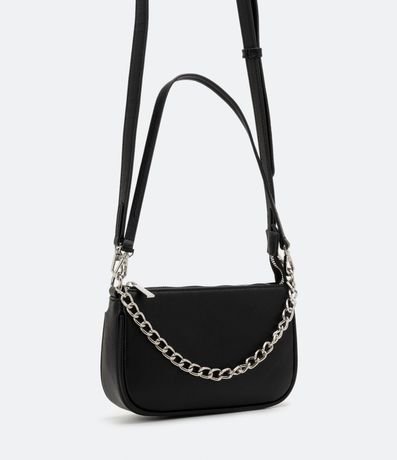 Bolso Transversal Baguette con Correa de Cadena 2