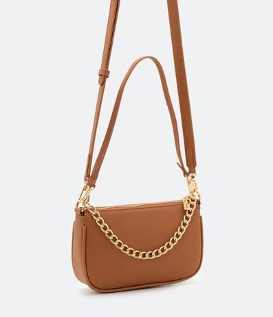 Cartera Transversal Baguette con Correa de Cadena 2
