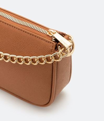 Cartera Transversal Baguette con Correa de Cadena 6