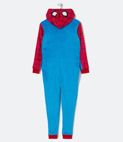 Pijama Jumper Infantil en Fleece con Estampado Spider-Man - Talle 2 a 12 años 2