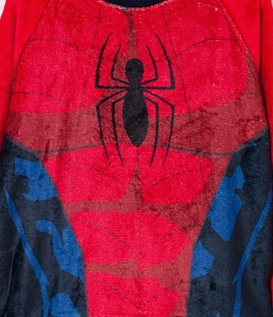 Pijama Largo Infantil en Fleece Estampado Spider-Man - Talle 2 a 10 años 3