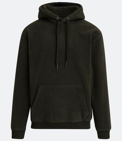 Buzo Cerrado en Fleece con Capucha y Bolsillo Canguro 8