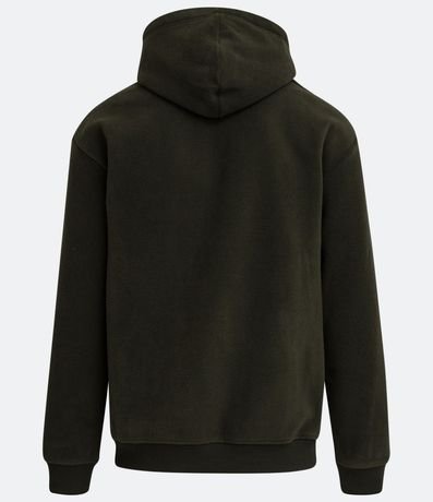 Buzo Cerrado en Fleece con Capucha y Bolsillo Canguro 10