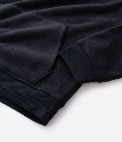 Buzo Cerrado en Fleece con Capucha y Bolsillo Canguro 10