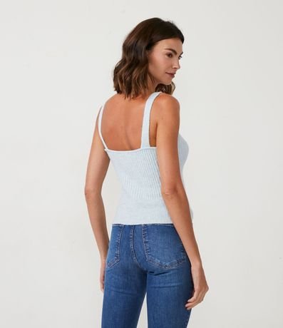 Blusa de Tirantes de Punto con Textura Acanalada 3
