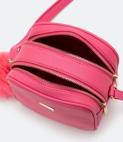 Bolso Transversal Floater con Pompón 4