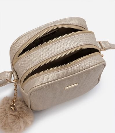 Bolso Transversal Floater con Pompón 4