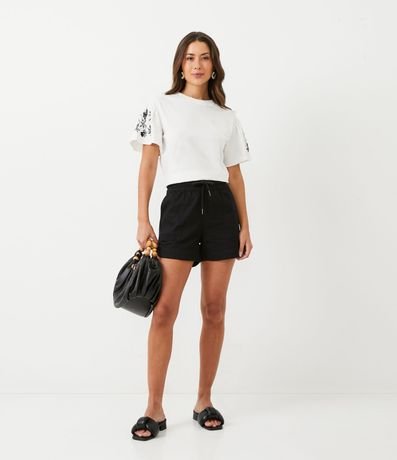 Short Runner en Lyocell con Bolsillos Aplicados