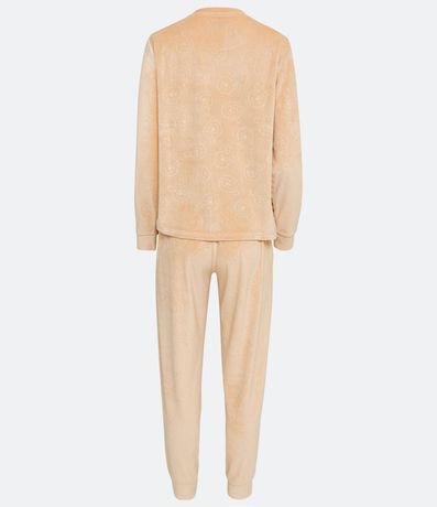 Pijama Largo en Plush con Estampado Pooh 6