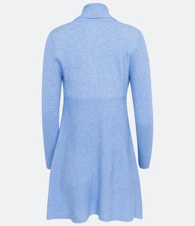 Cardigan Alargado de Punto Texturizado con Abertura Total 6