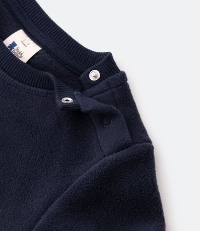 Buzo Básico Infantil con Botones en el Hombro - Talle 0 al 18 meses 3