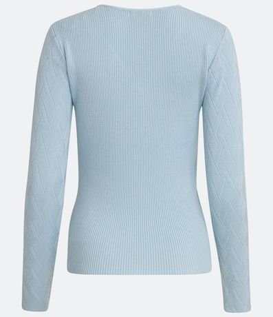 Suéter en Viscosa con Textura Geométrica 6