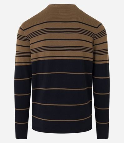 Suéter en Tejido de Punto con Rayas Horizontales 8