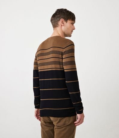 Suéter en Tejido de Punto con Rayas Horizontales 4