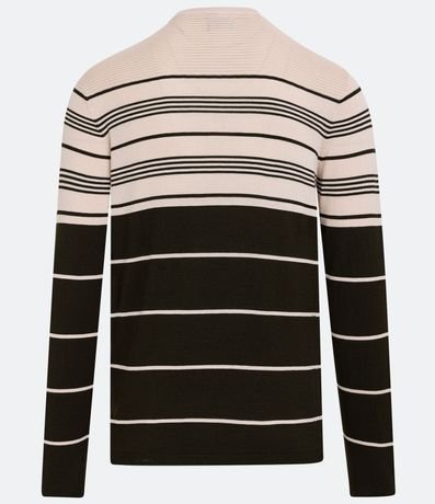 Suéter en Tejido de Punto con Rayas Horizontales 6