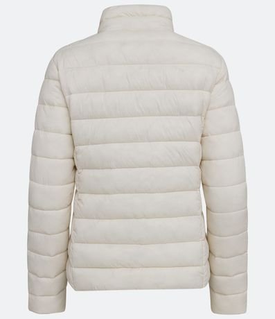 Campera Puffer en Poliamida con Cuello Alto 6