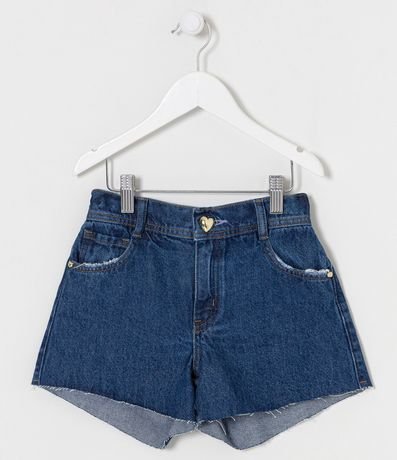 Short Infantil en Jeans con Detalles de Desgastess - Talle 5 a 14 años 1