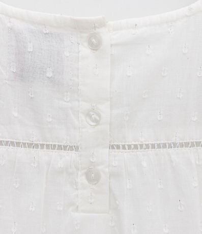 Vestido Infantil con Textura y Volados en las Mangas - Talle 1 a 5 años 5