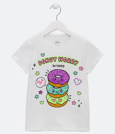 Blusa Infantil en Media Malla con Estampado de Donut - Talle 5 a 14 años 1