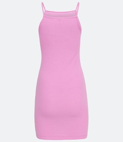 Vestido Corto en Algodón con Escote Cuadrado y Tirantes Finos 6