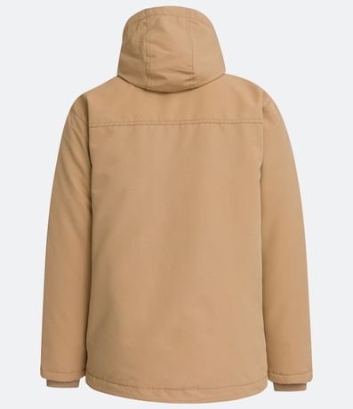 Campera Pesada con Cuello Alto y Capucha 2