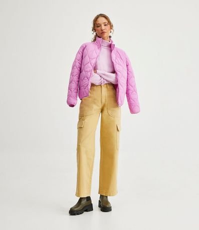 Blusa Alargada de Punto con Cuello Alto 2